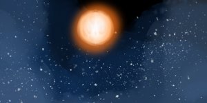 Lune brûlante pleine de promesses